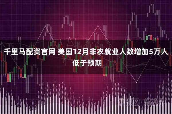 千里马配资官网 美国12月非农就业人数增加5万人 低于预期